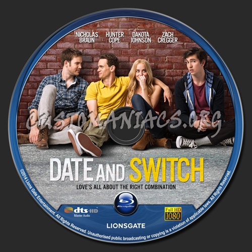 Date and Switch blu-ray label