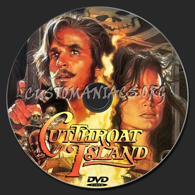 Cutthroat Island dvd label