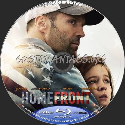 Homefront blu-ray label