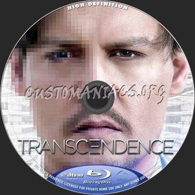 Transcendence blu-ray label