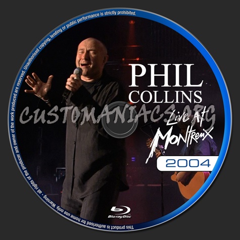 Phil Collins - Live At Montreux blu-ray label