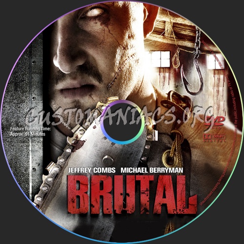 Brutal dvd label