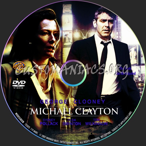 Michael Clayton dvd label