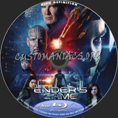 Ender's Game blu-ray label