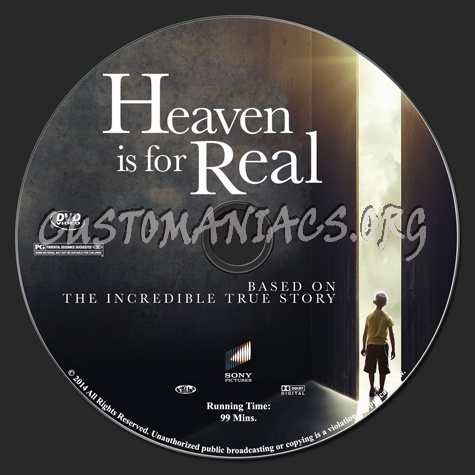 Heaven Is For Real dvd label