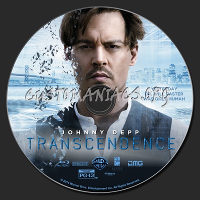 Transcendence blu-ray label