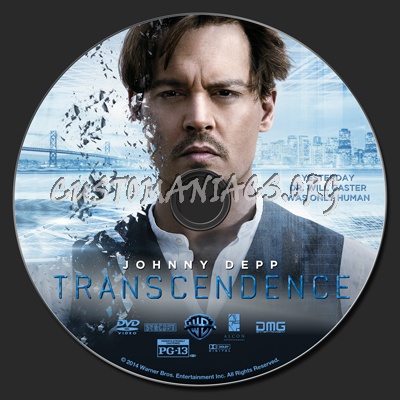 Transcendence dvd label