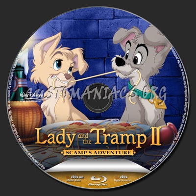 Lady and the Tramp 2: Scamp's Adventure blu-ray label
