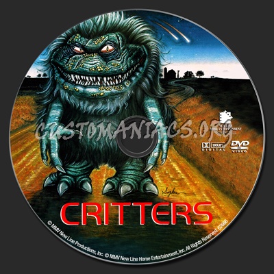 Critters dvd label