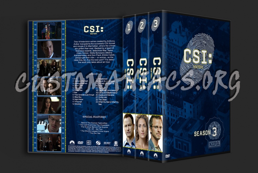 CSI New York dvd cover