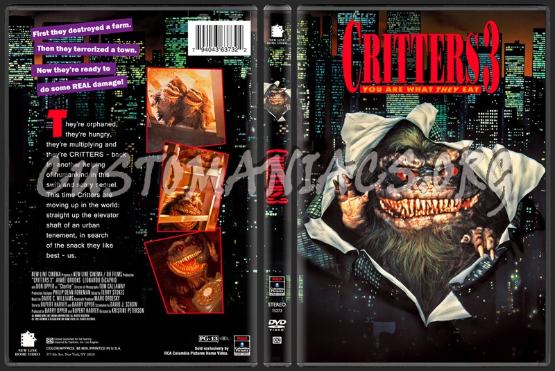 Critters 3 - You Are What They Eat dvd cover