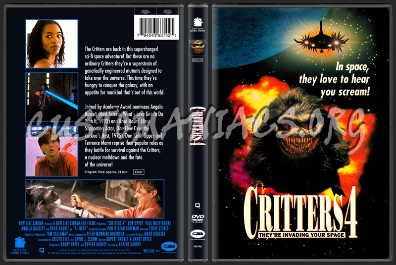 Critters 4 - They're Invading Your Space dvd cover