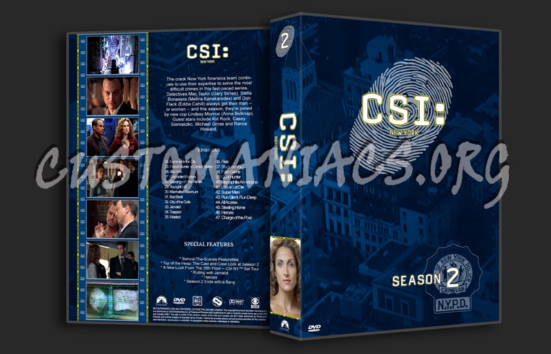 CSI New York dvd cover