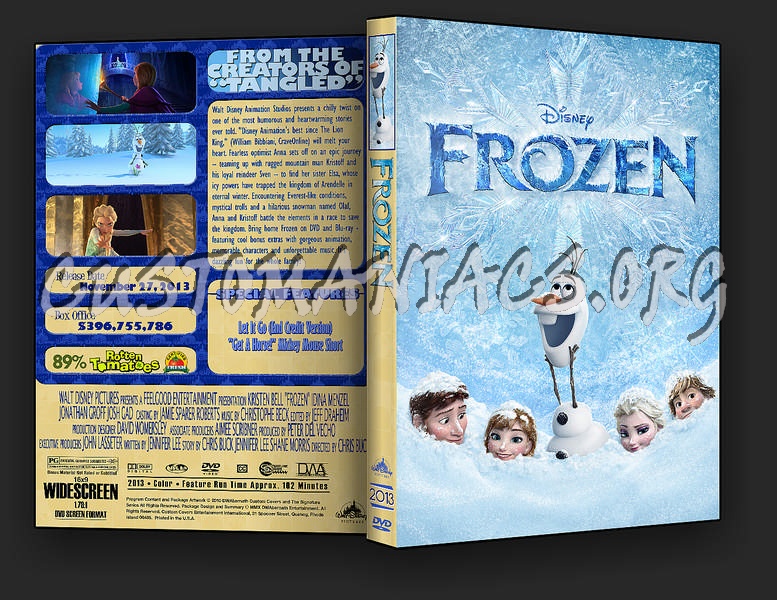 Frozen dvd cover