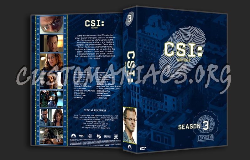 CSI New York dvd cover