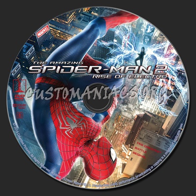 The Amazing Spider-man 2 dvd label