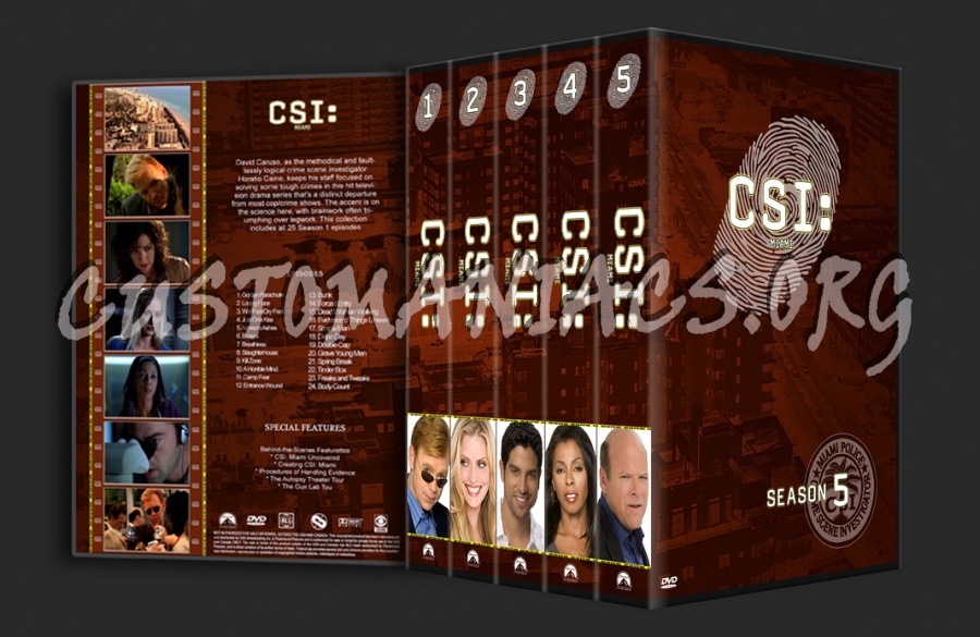 CSI Miami dvd cover