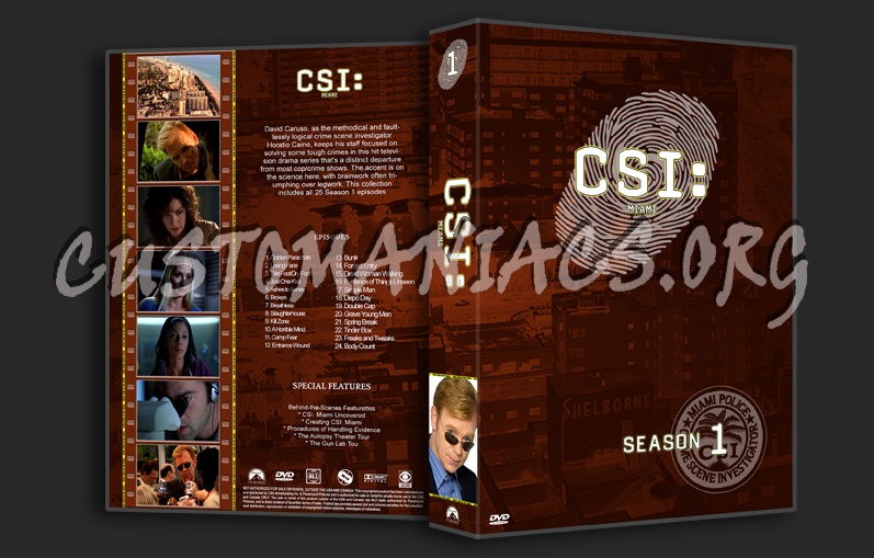 CSI Miami dvd cover