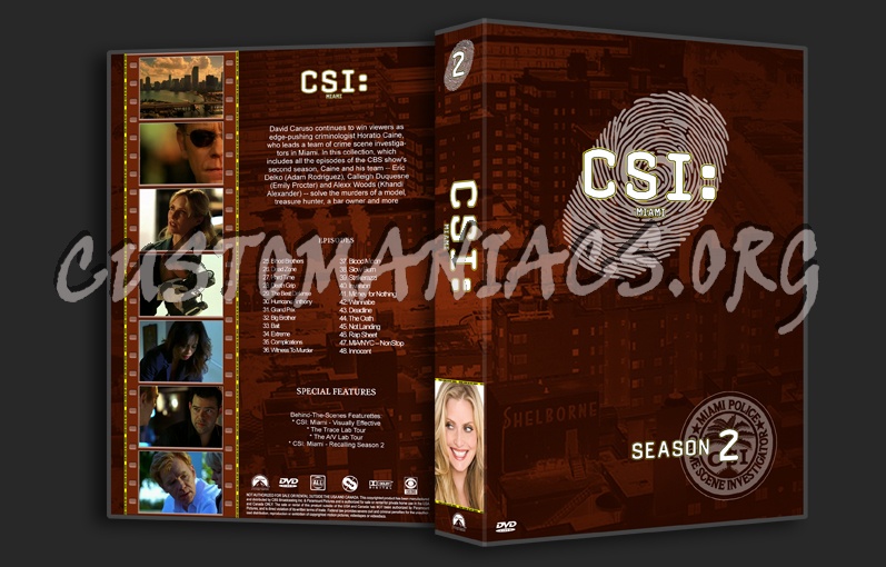 CSI Miami dvd cover