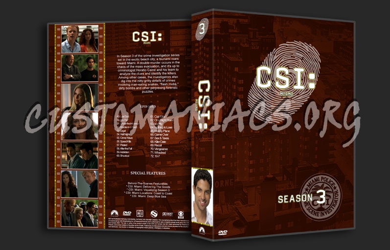 CSI Miami dvd cover