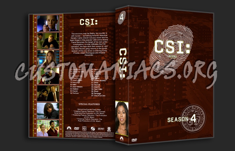 CSI Miami dvd cover