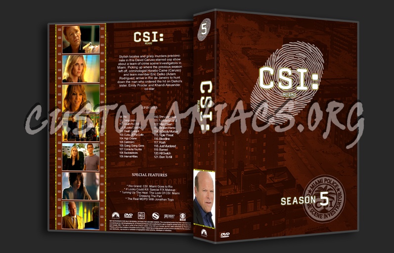 CSI Miami dvd cover