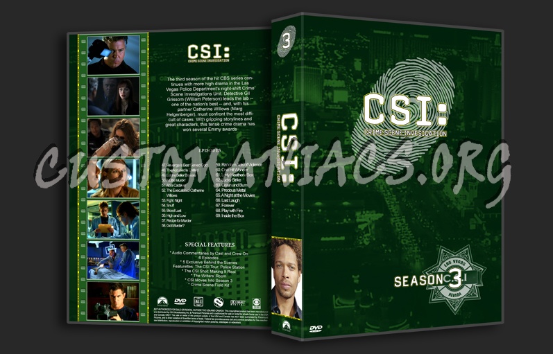 CSI Las Vegas dvd cover