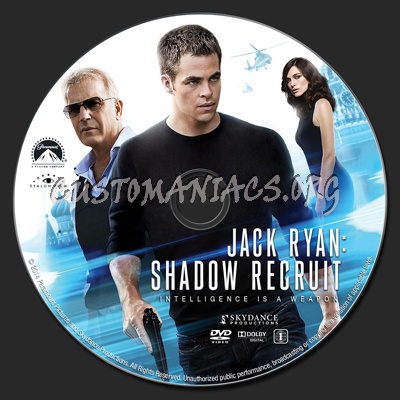Jack Ryan: Shadow Recruit dvd label