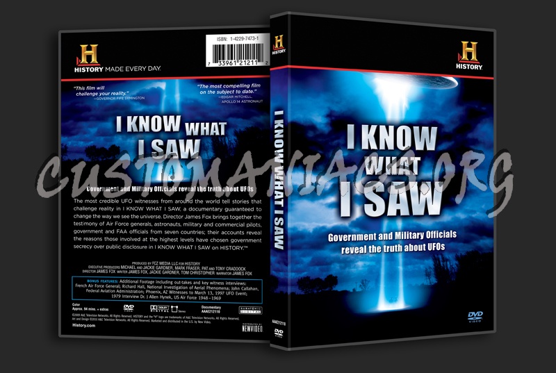 I Know What I Saw dvd cover