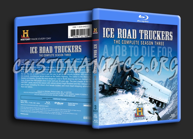 Ice Road Truckers Season 3 blu-ray cover