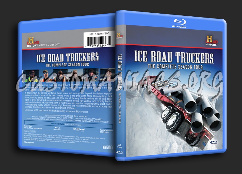 Ice Road Truckers Season 4 blu-ray cover