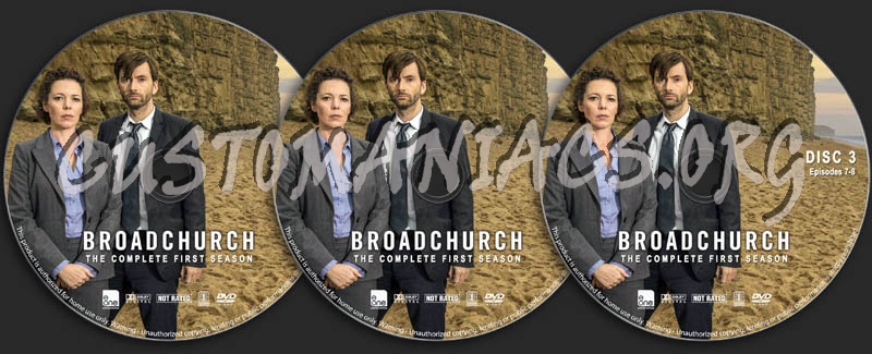 Broadchurch - Season 1 dvd label