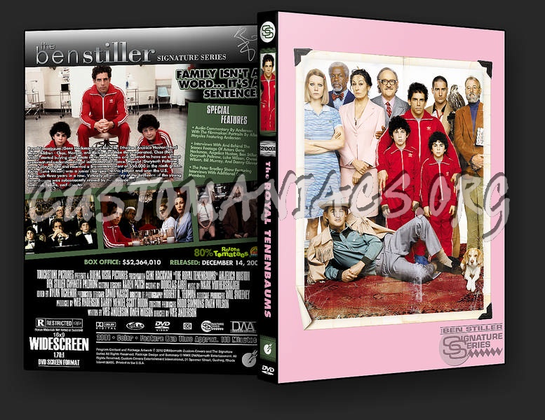 The Royal Tenenbaums dvd cover