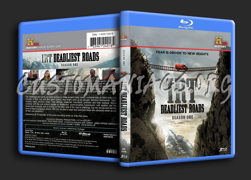 IRT Deadliest Roads Season 1 blu-ray cover