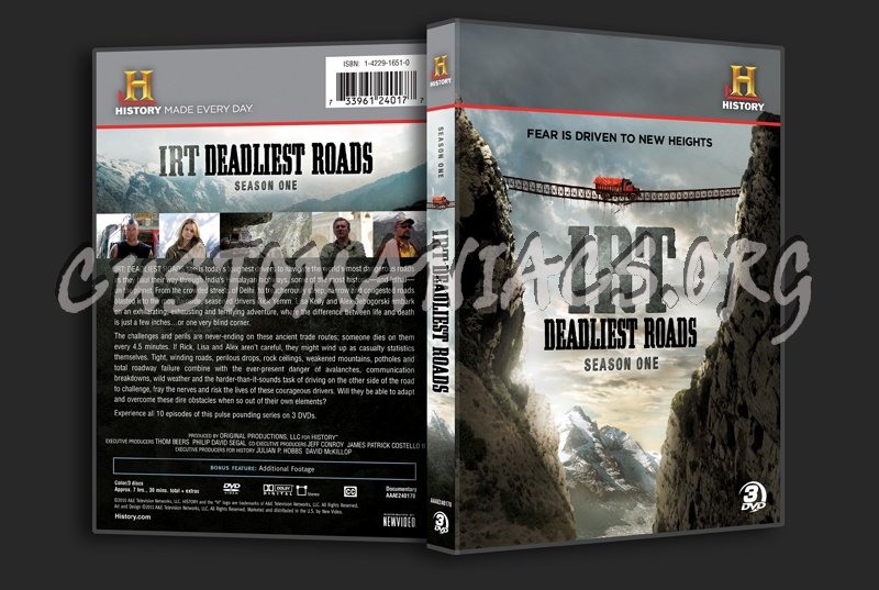 IRT Deadliest Roads Season 1 dvd cover