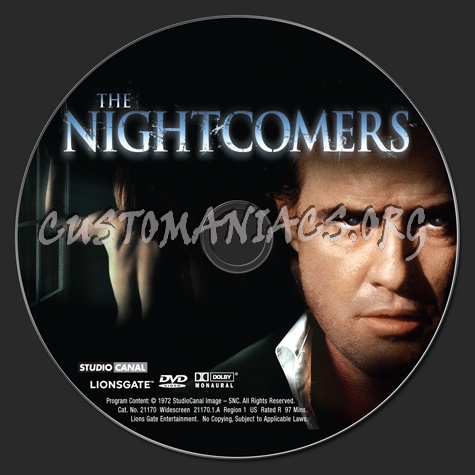 The Nightcomers dvd label