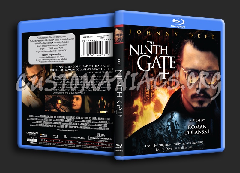 The Ninth Gate blu-ray cover