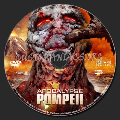 Apocalypse Pompeii dvd label