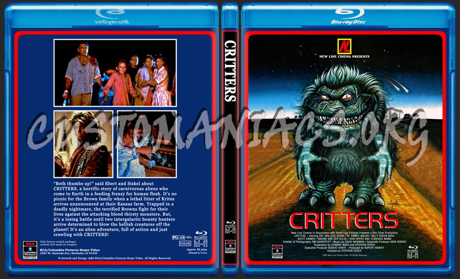 Critters blu-ray cover