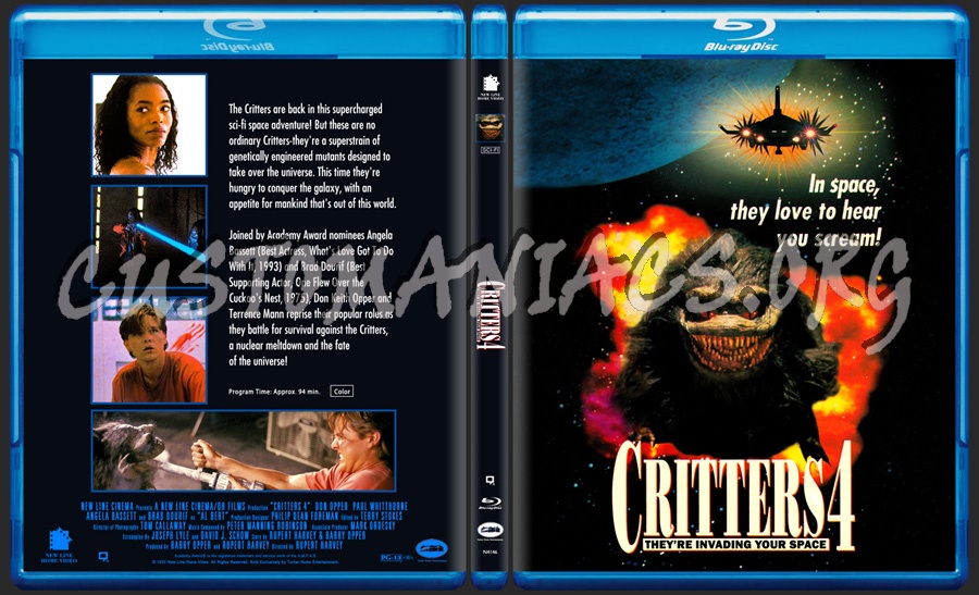 Critters 4 - They're Invading Your Space blu-ray cover