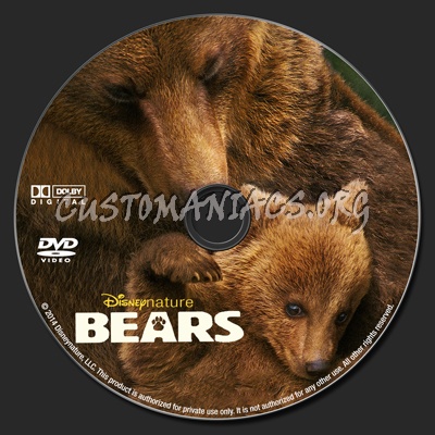 Bears dvd label