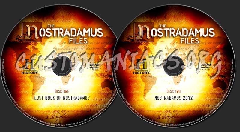 The Nostradamus Files dvd label