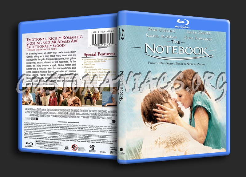 The Notebook blu-ray cover