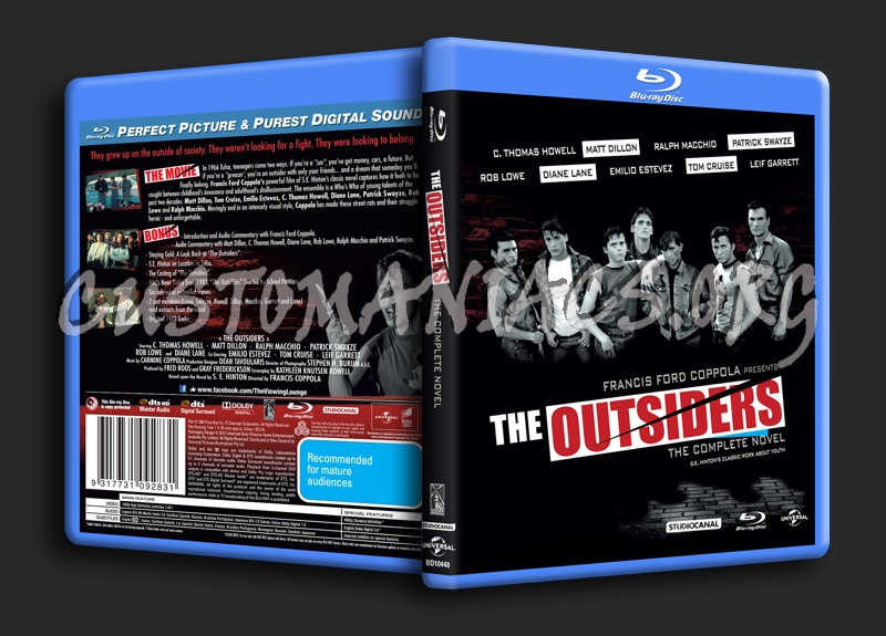 The Outsiders blu-ray cover