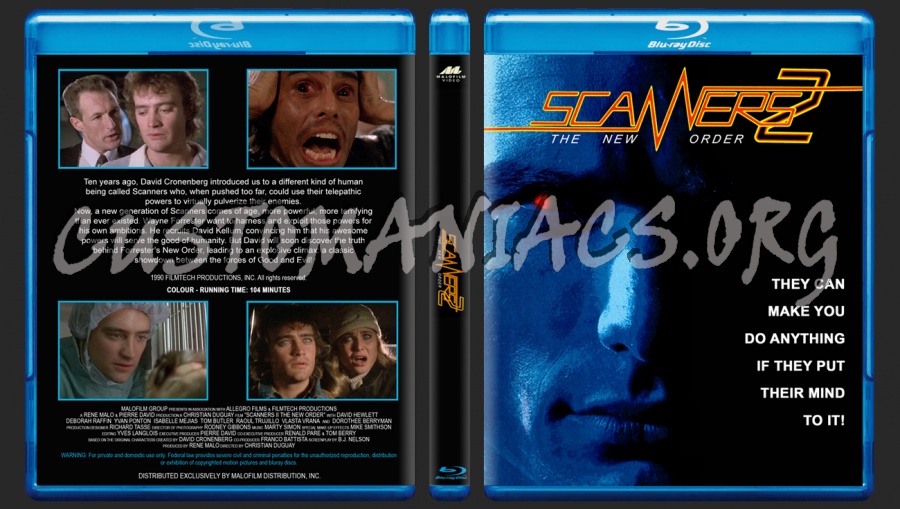 Scanners 2 blu-ray cover
