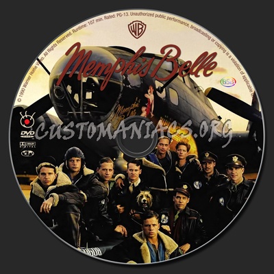 Memphis Belle dvd label