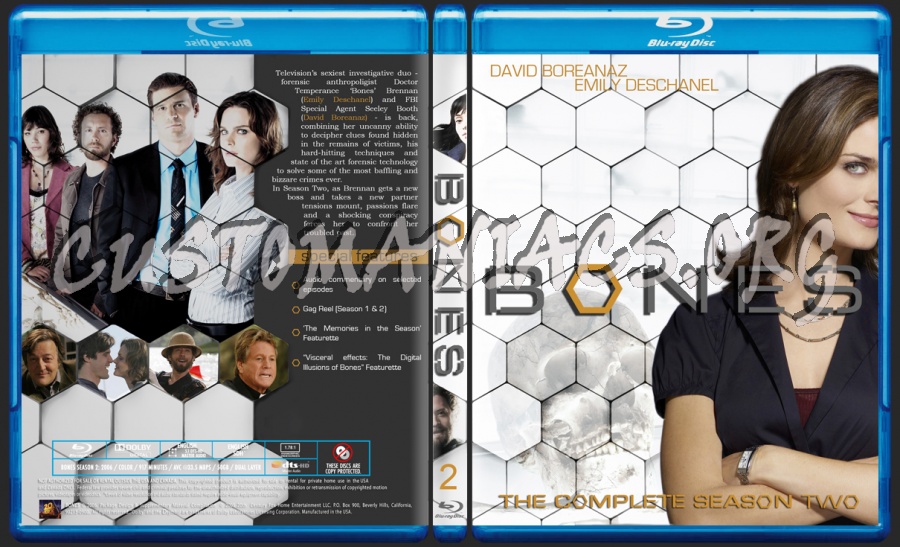 Bones Season 2 blu-ray cover