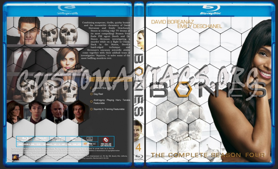 Bones Season 4 blu-ray cover