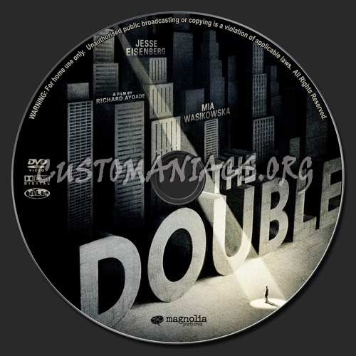 The Double 2014 dvd label