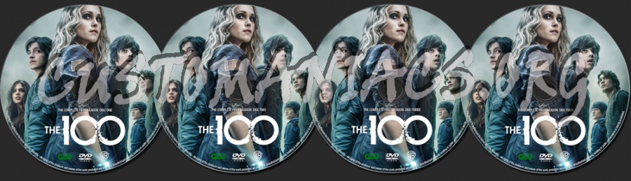 The 100 dvd label